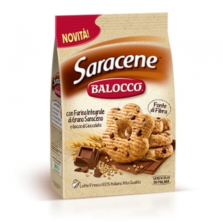 Biscuiti Balocco Saracene cu picaturi de ciocolata 700 g 