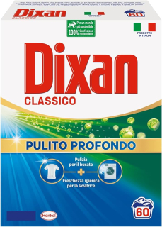 Detergent pulbere rufe Dixan clasic 3.300kg - 60 spalari