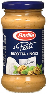 Sos pesto Barilla cu branza ricotta si nuci 190gr