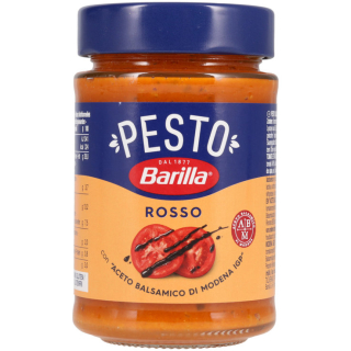 Sos pesto rosu Barilla cu otet balsamic Di Modena fara gluten 200gr