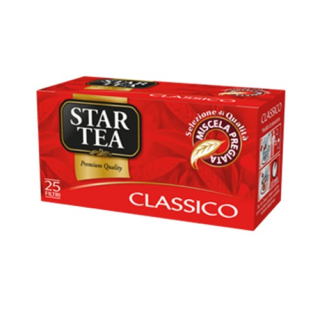 Ceai Star Tea clasic negru 37.5 g 25 plicuri