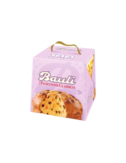 Panettone Bauli cu stafide si coaja de portocala confiata 700 gr