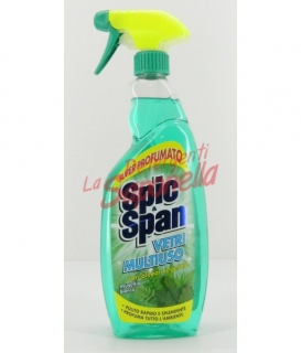 Spray detergent geamuri si multifunctional Spic&Span cu alcool vegetal -750ml