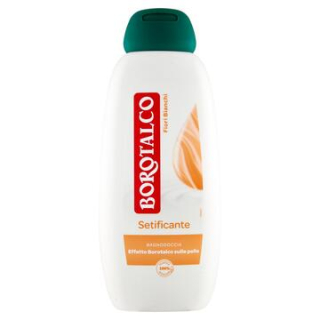 Gel de dus Borotalco "Setificante"cu flori  albe 450 ml