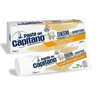 Pasta de dinti Capitano antibacteriana cu ghimbir 75 ml